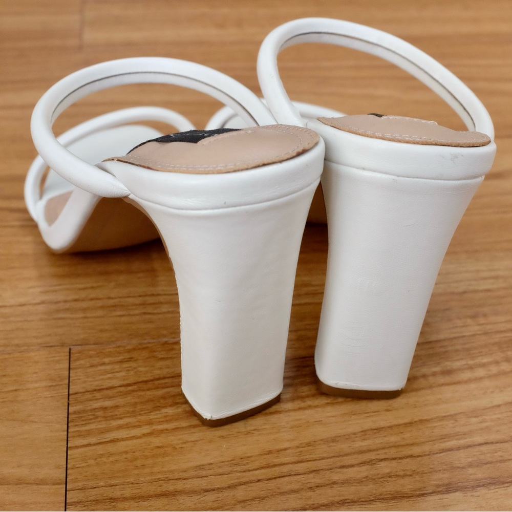 White Block Heels - Steven By Steve Madden - image 3